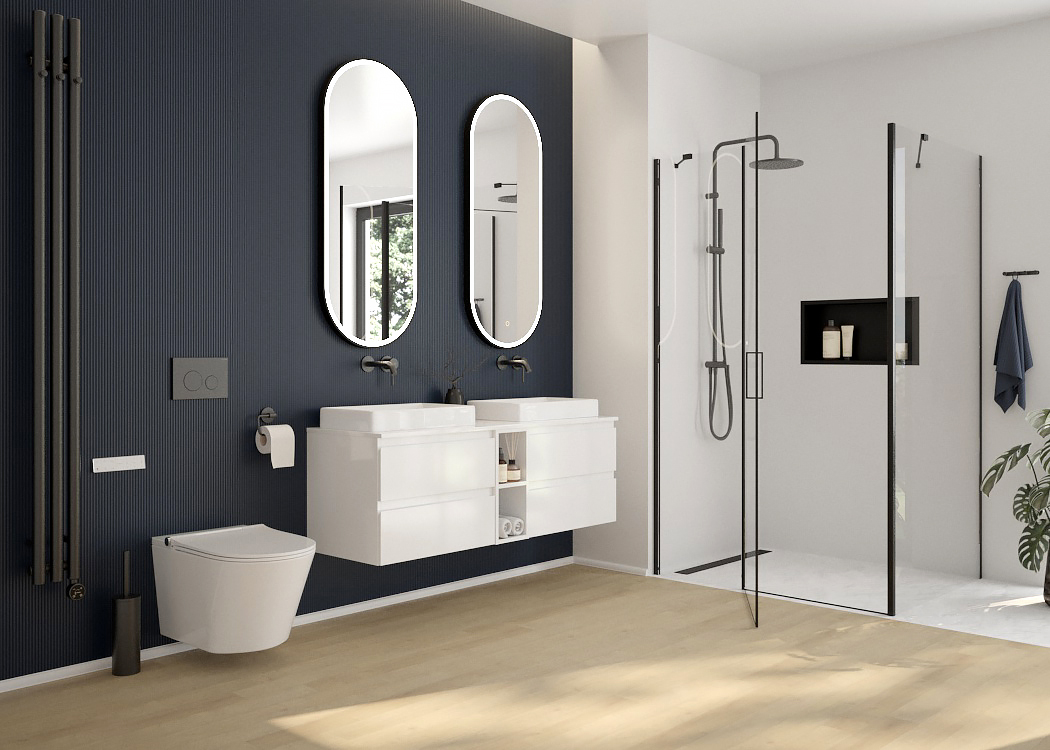 Oltens Fossa umywalka 55x34 cm nablatowa prostokątna z powłoką SmartClean biała 40801000 - Wysyłka w 24h