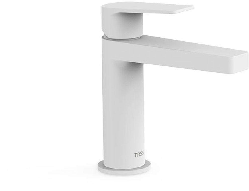 Tres Project bateria umywalkowa stojąca biały mat 21110301BM