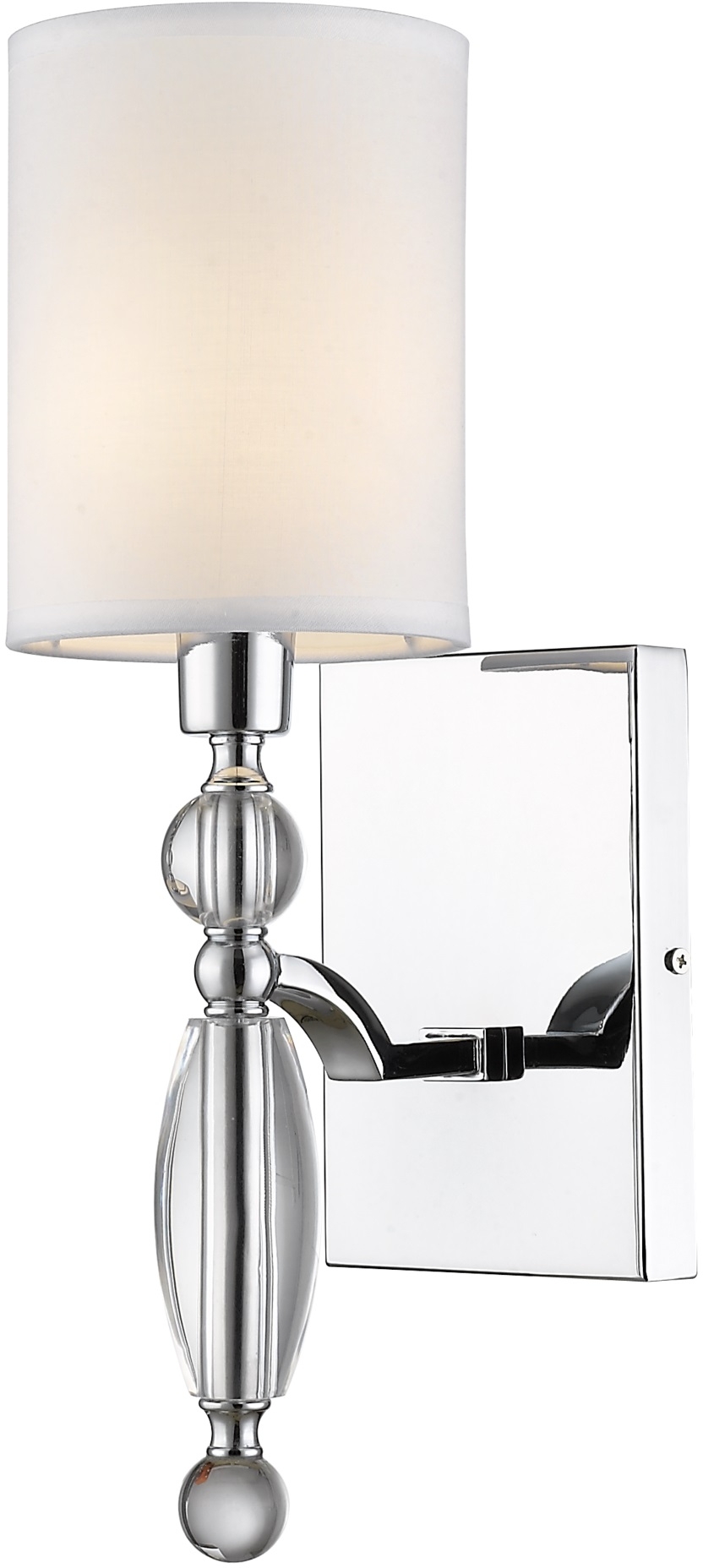 CosmoLight Cancun kinkiet 1x40 W biały-chrom W01780CH-WH - Wysyłka w 24h