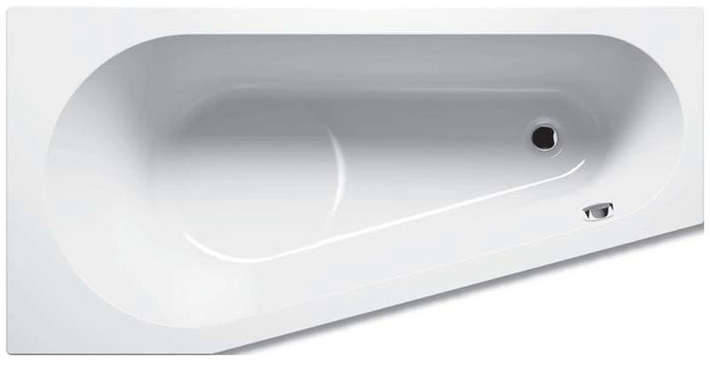 Riho Delta wanna narożna 150x80 cm prawa biały błyszczący B066001005