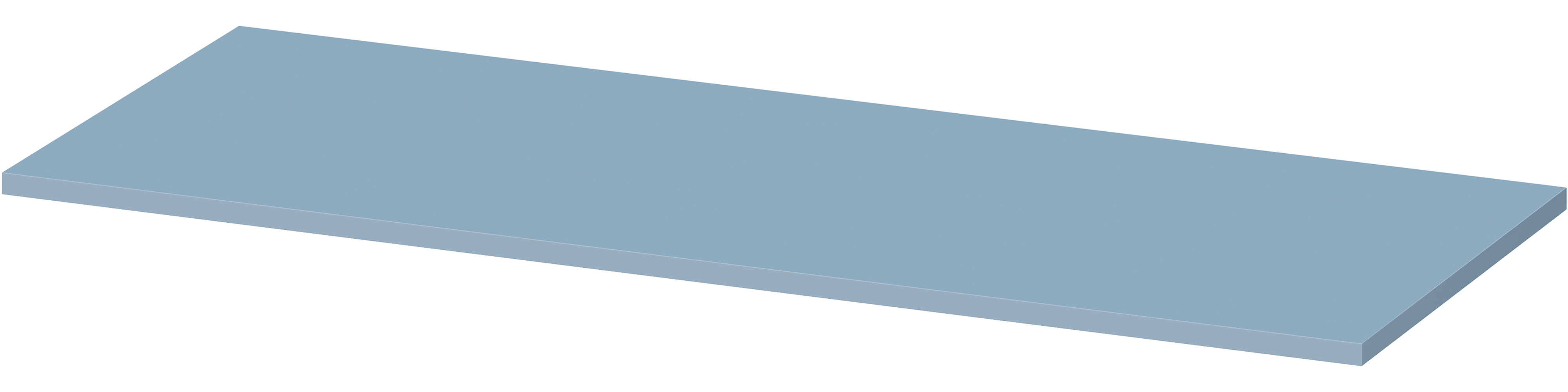 Cersanit Larga blat 120x45 cm niebieski S932-033