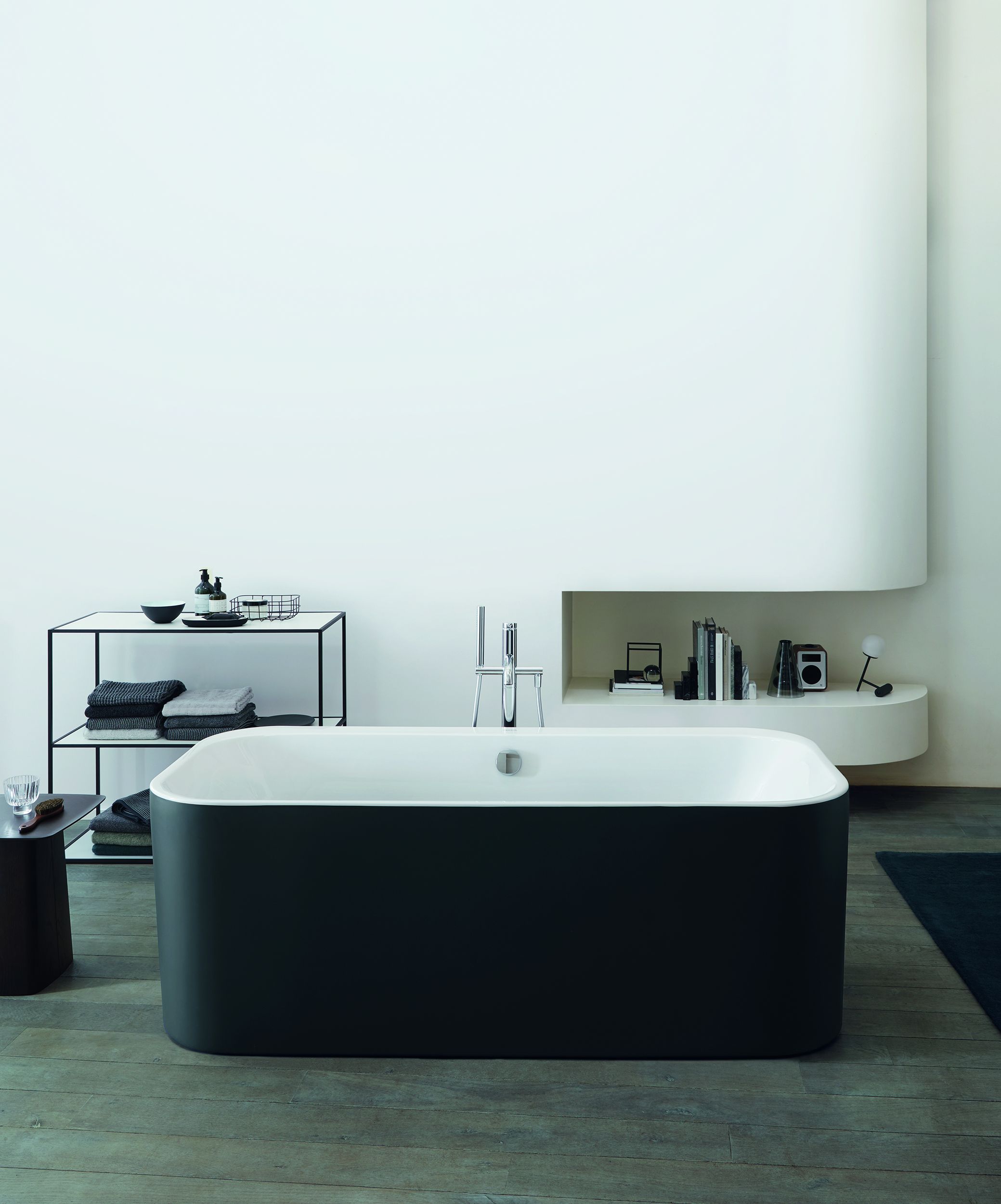 Duravit Happy D.2 wanna narożna 180x80 cm owalna biały-grafit 700449800000000