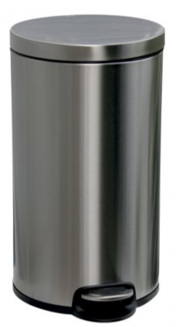 Merida Silent Serene kosz na śmieci 30 l pedałowy stal mat KIM416