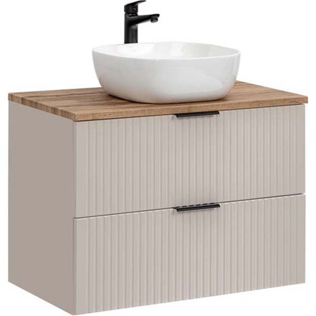 COMAD Zestaw mebli ADEL CASHMERE szafka z blatem WOTAN 80 cm, umywalk