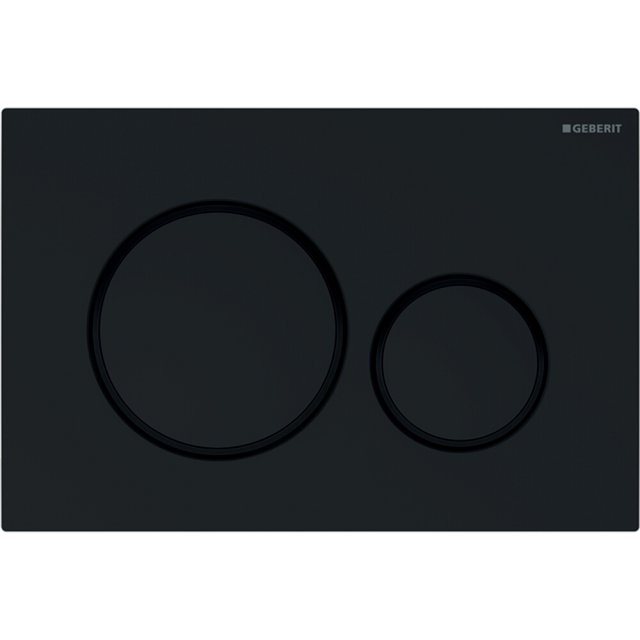 GEBERIT Przycisk do spłuczek Sigma20 246x164x12 mm czarny/czarny mat