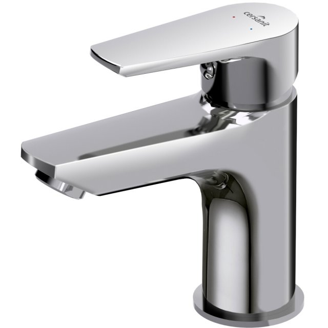 CERSANIT Bateria umywalkowa stojąca VERO chrom z korkiem metalowym S9