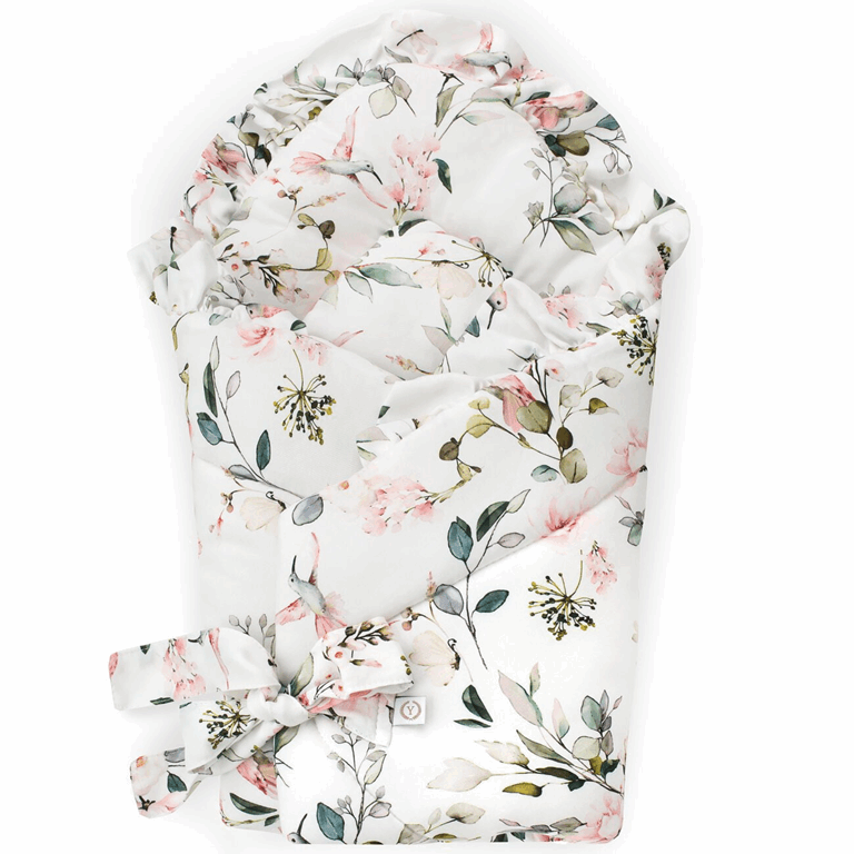 Yosoy Rożek niemowlęcy 100% cv Bambus - 75 x 75 cm-Secret Garden on White