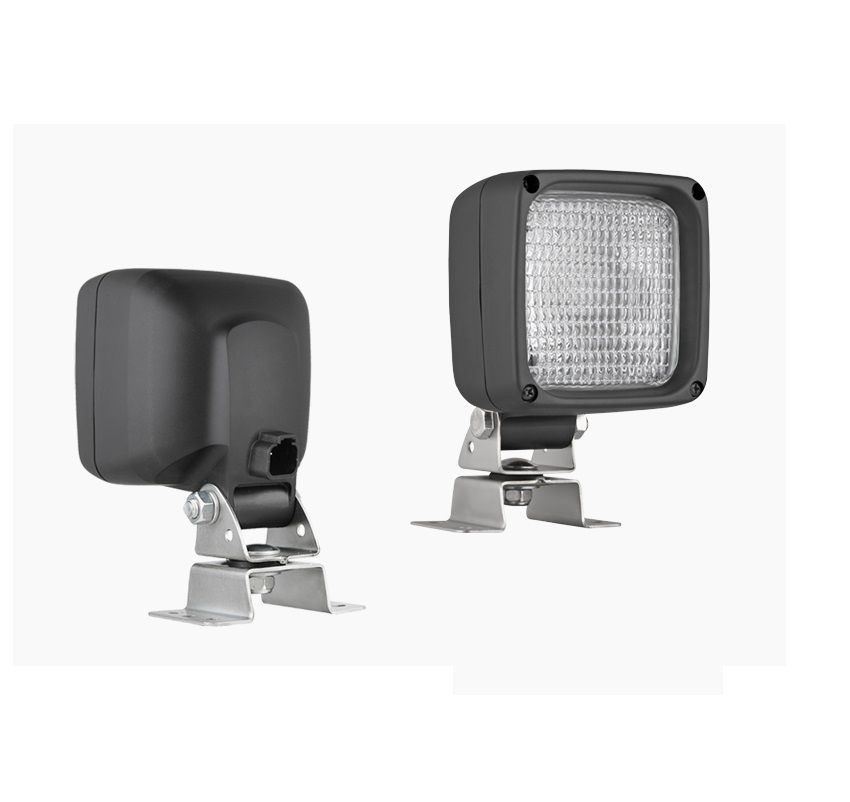 Halogenowa lampa robocza z uchwytem omega i złączem Deutsch DT04-2P LKR5.24776 Wesem