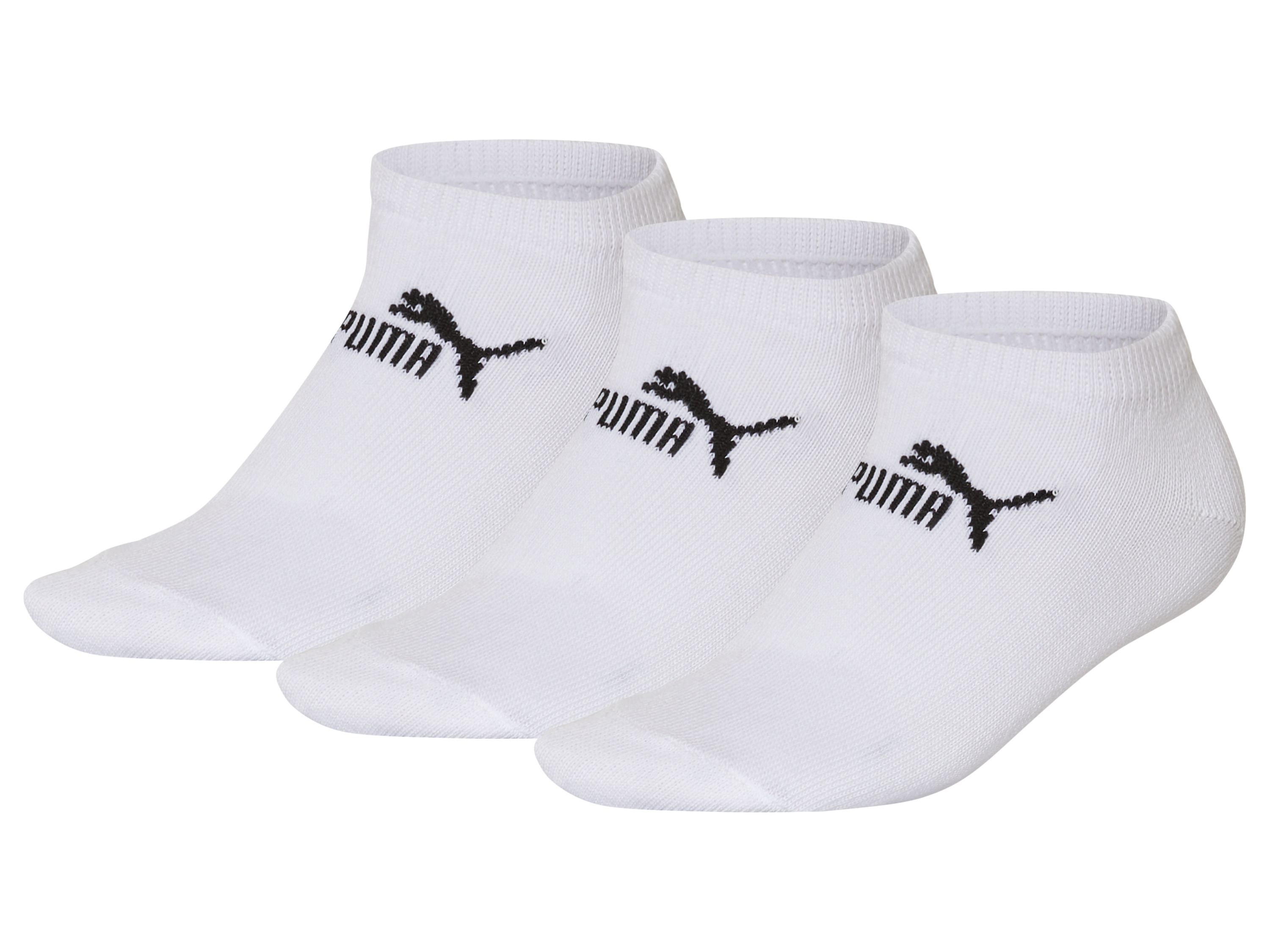 Puma Skarpetki do sneakersów, 3 pary Biały, 43-46
