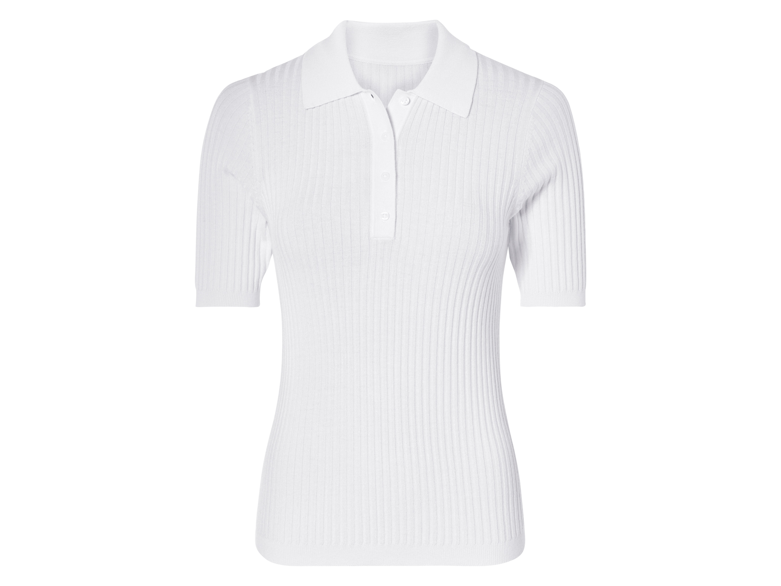 esmara Koszulka polo damska Biały, S36/38