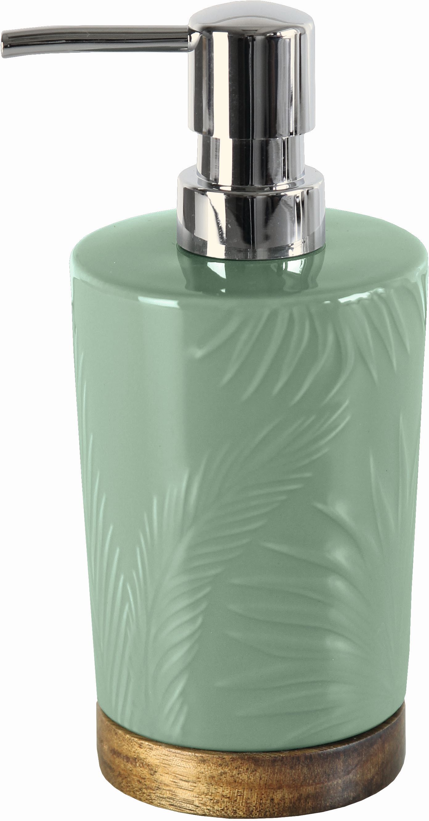 Darmowa Dostawa - Dozownik do mydła 400 ml drewno Kleine Wolke Palm 8092685854