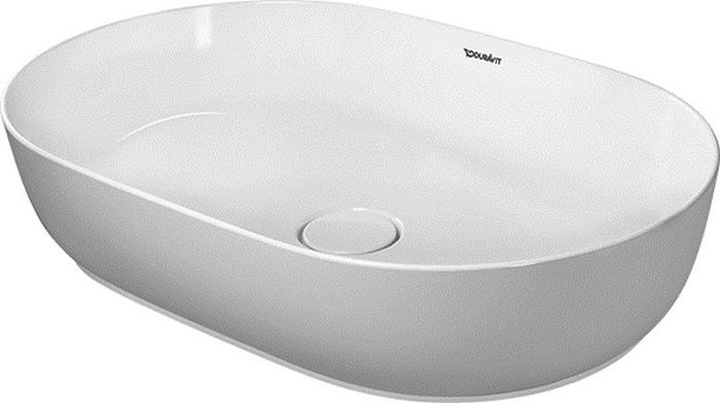 Darmowa Dostawa - Umywalka 60x40 cm owalna nablatowa biała Duravit Luv 0379600000