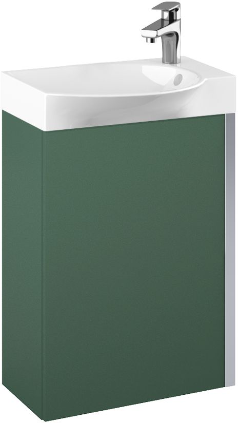 Darmowa Dostawa - Umywalka z szafką 45.2 cm zieloną Elita Summer RE020450147010