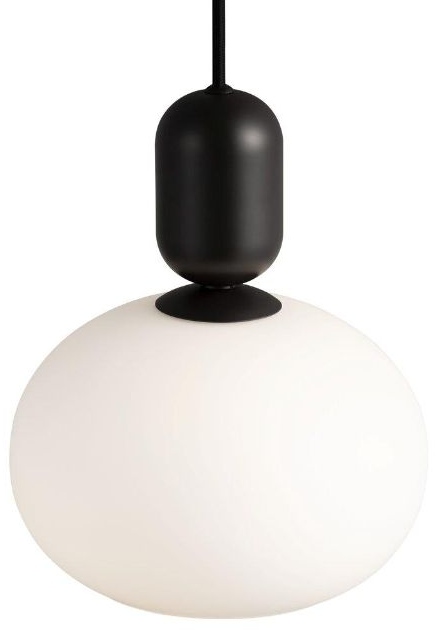 Darmowa Dostawa - Lampa wisząca 1x40 W biała-czarna Nordlux Notti 2011003003