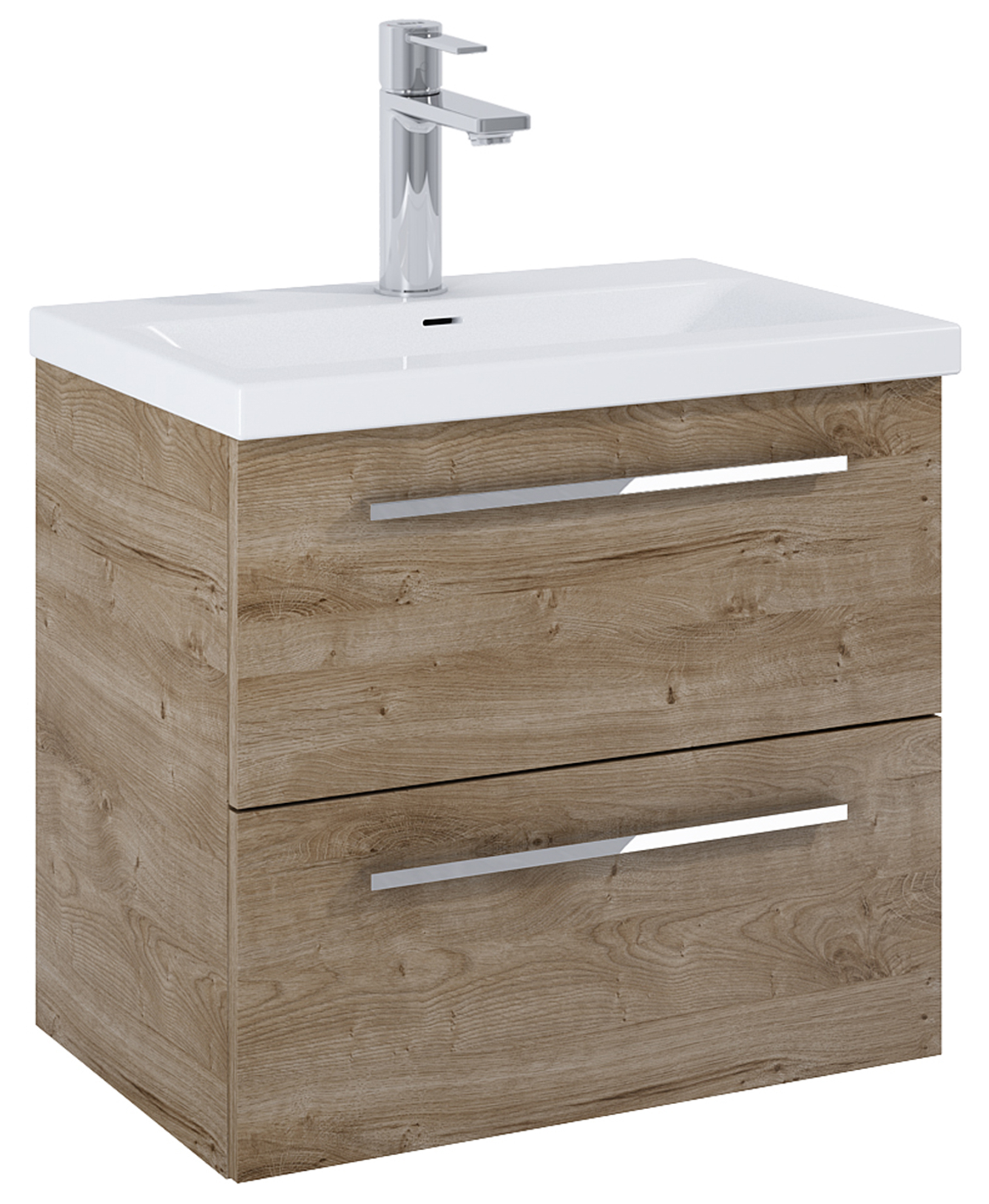 Darmowa Dostawa - Szafka 60x38.4x53 cm podumywalkowa wisząca dąb Roca Kwadro A857969808