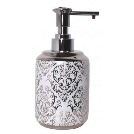 Darmowa Dostawa - Dozownik do mydła 430 ml srebrny Splendid Venezia LAVENEZIADOZOWNSR