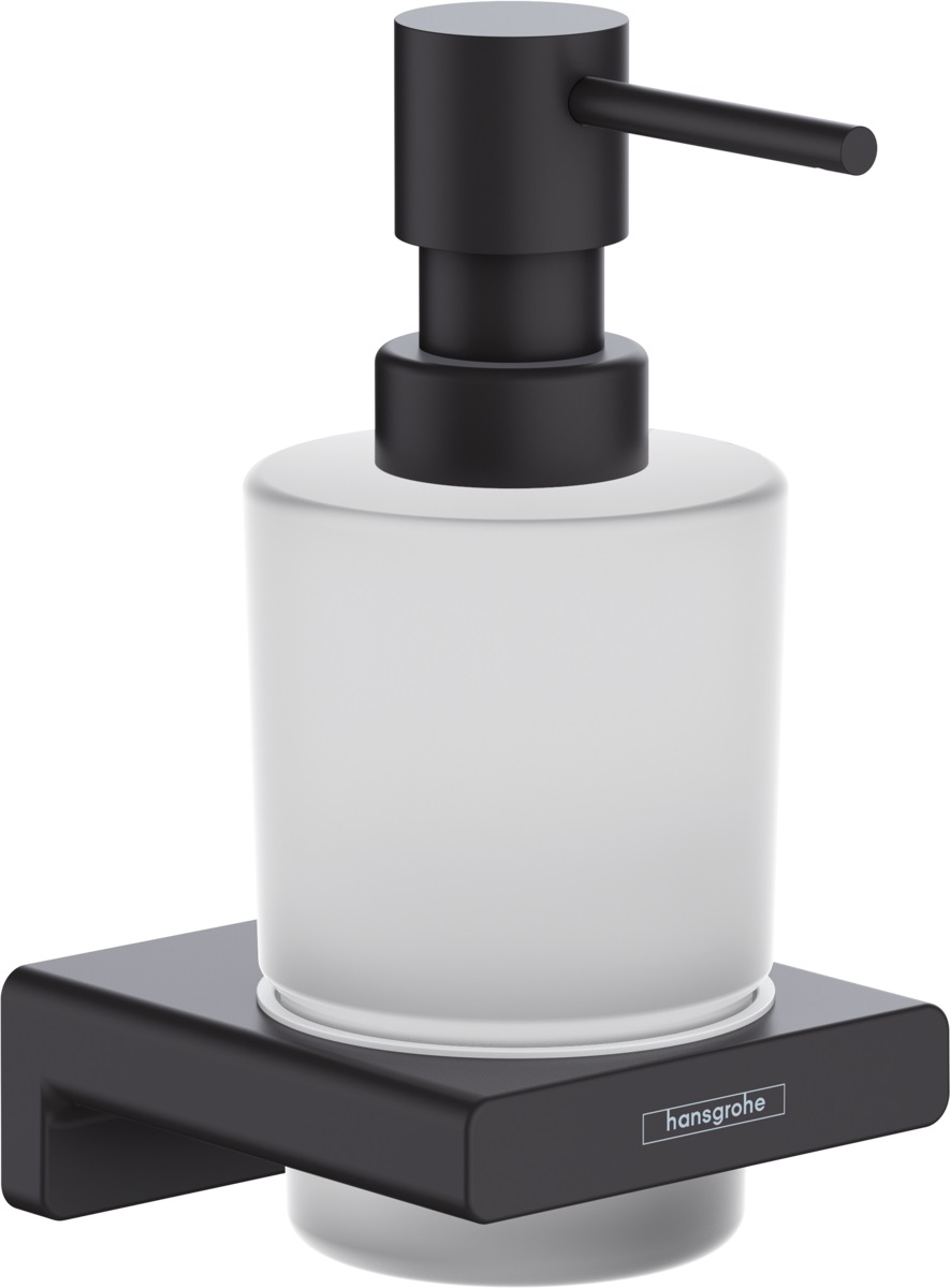 Darmowa Dostawa - Dozownik do mydła 200 ml czarny Hansgrohe AddStoris 41745670