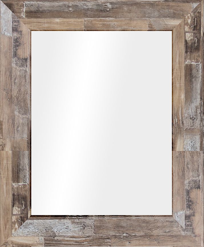 Darmowa Dostawa - Lustro 60x86 cm prostokątne drewno Styler Jyvaskyla LU01217