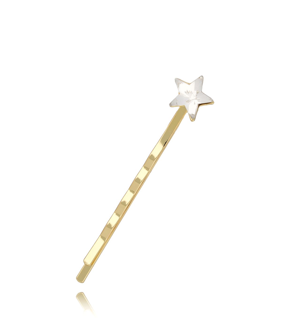 Wsuwka do włosów z transparentną gwiazdką Estrella SSS0010 - By Dziubeka