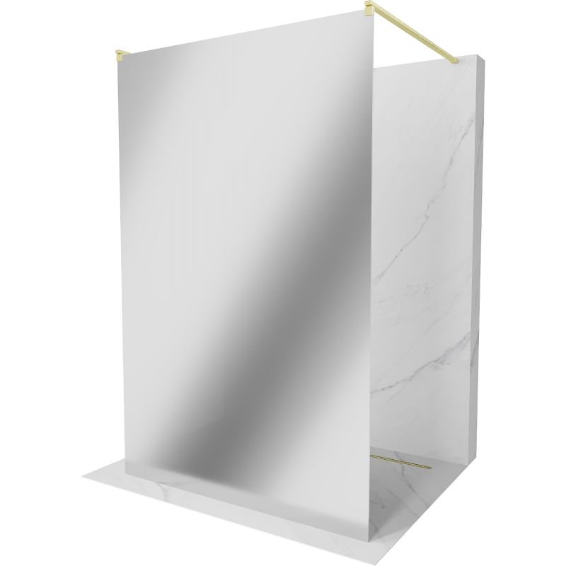 Ścianka prysznicowa Mexen Kioto lustro złoty 100x200 cm 800-100-002-55-50 1 szt.