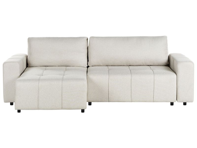 Sofa narożna prawostronna Innvik Jasnobeżowy Prawostronny 1 szt.