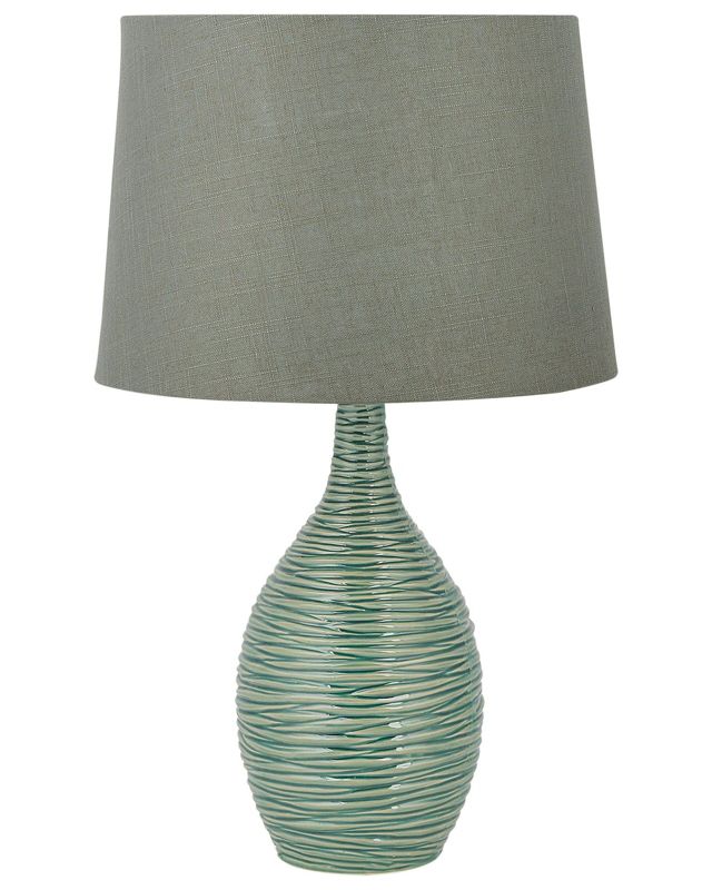 Lampa stołowa Atsas Ceramika Ciemnozielony 1szt.