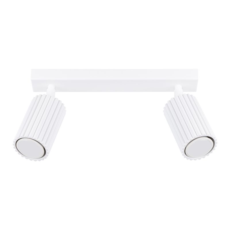 Plafon Sollux Lighting KARBON 2 biały 1 szt.
