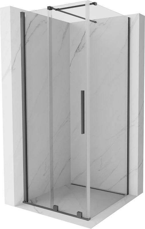 Kabina prysznicowa Mexen Velar rozsuwana 110 x 110 cm transparent gun metal 1 szt.