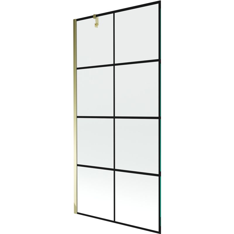 Parawan nawannowy Mexen Next czarny wzór 90x150 cm 1 szt.
