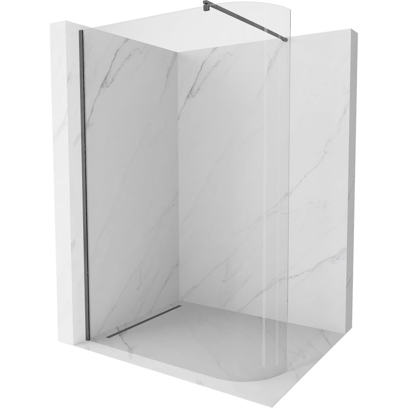 Ścianka prysznicowa walk-in Mexen Kioto gun gray 90x200 cm 800-090-101-66-06 1 szt.