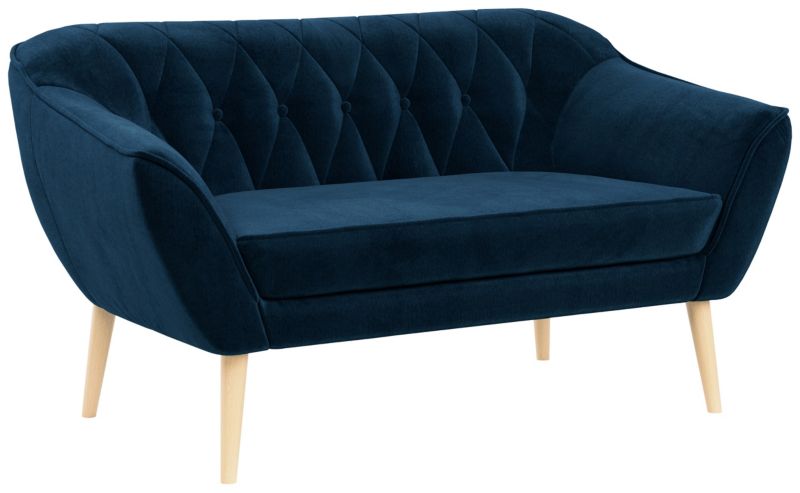 Sofa MKS Meble PIRS 2 ciemnoniebieski welwet 1szt.