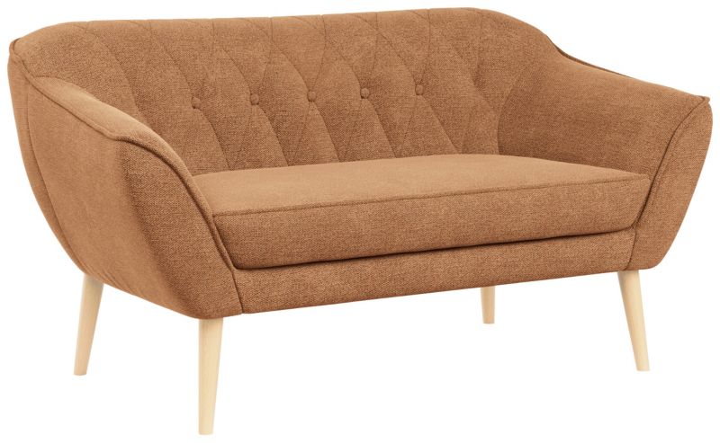 Sofa MKS Meble PIRS 2 pomarańczowy struktura 1szt.