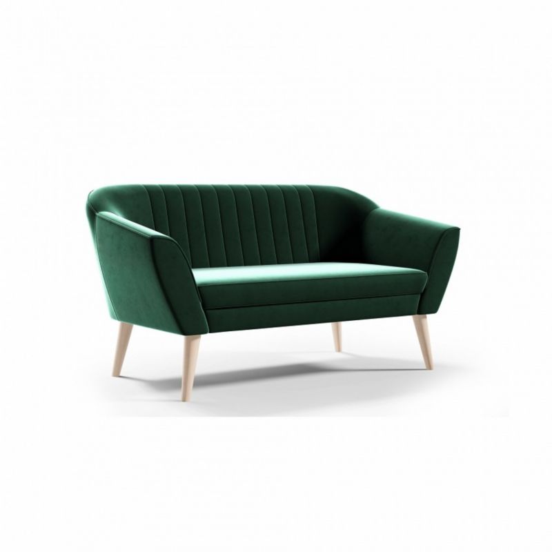 Sofa Bettso Pirs 2 140 cm z miękkim oparciem zielona 1szt.