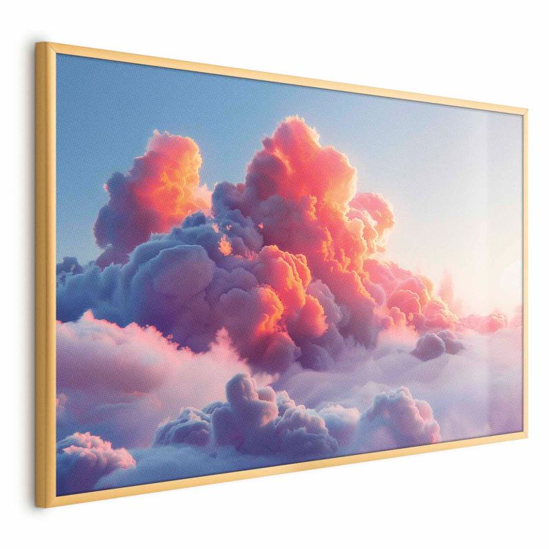 Plakat Artgeist Zmierzchowy spektakl 90x60 cm z ramą złotą 1 szt