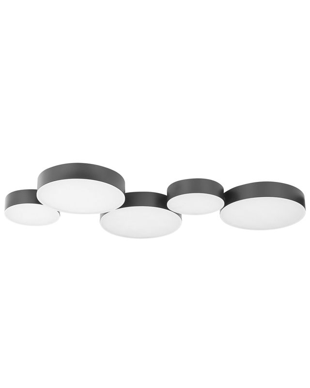 Lampa sufitowa LED Luga Metal Czarny 1szt.