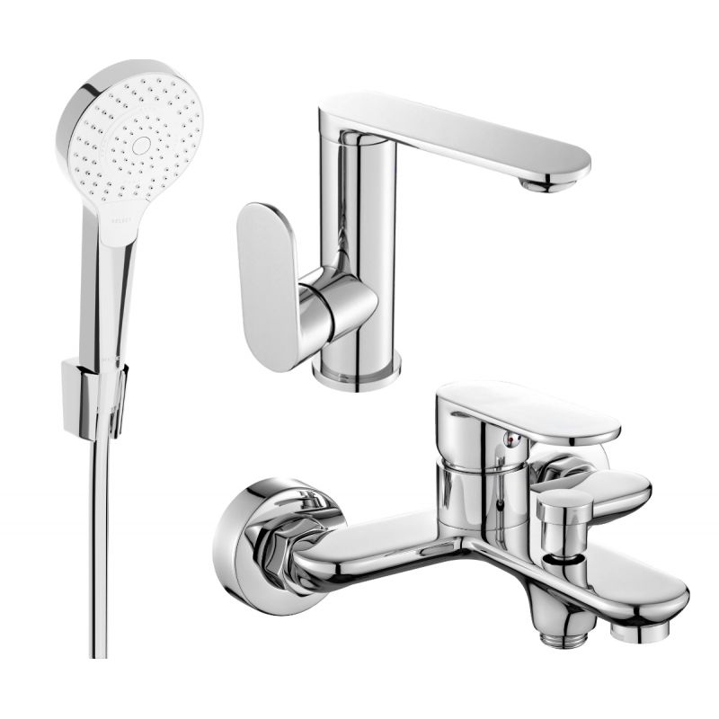 Zestaw wannowy Mexen Milo chrom 713053R05-00 1 szt.