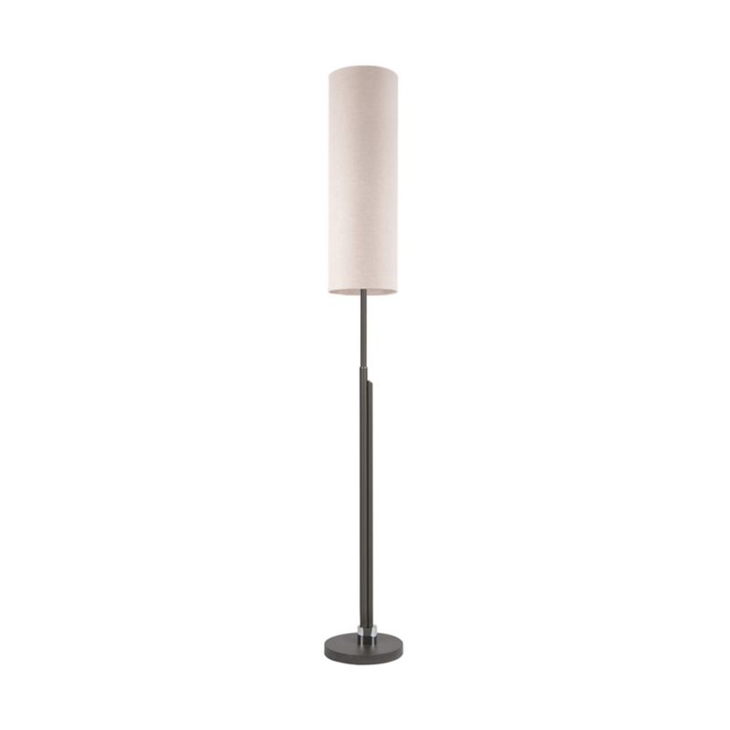 Lampa podłogowa SPOT Light LED 22W,Antracytowy,Beżowy Len, Minimalistyczny Design Polski Producent, 1szt.