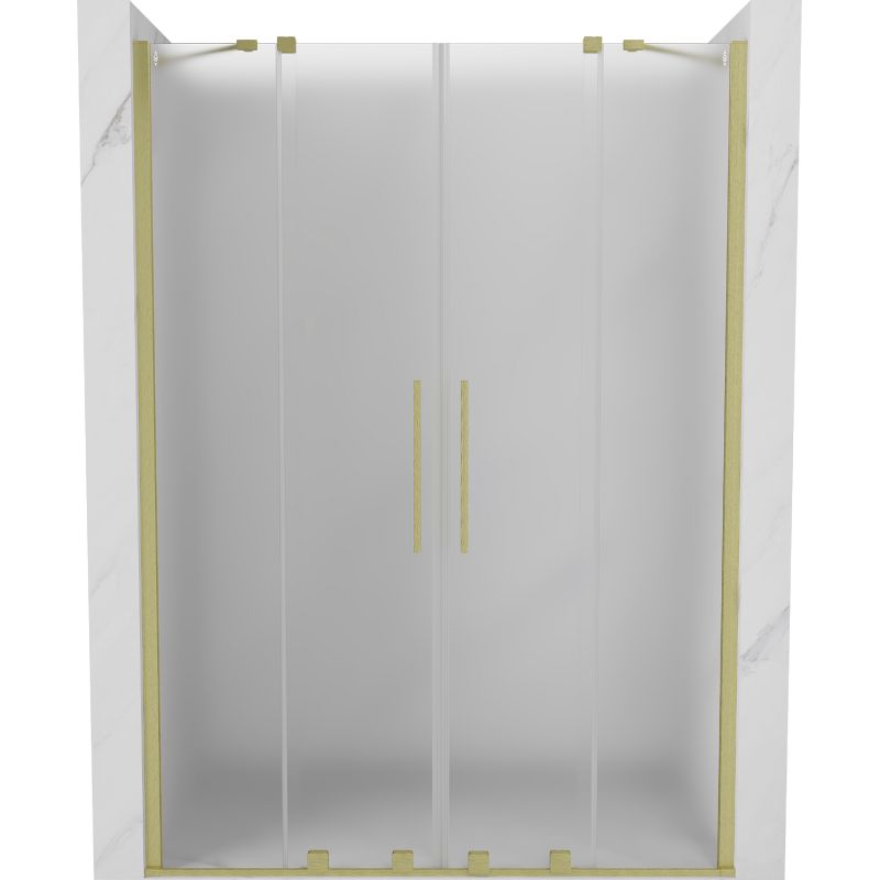Drzwi prysznicowe rozsuwane Mexen Velar szron 160x200 cm 1 szt.