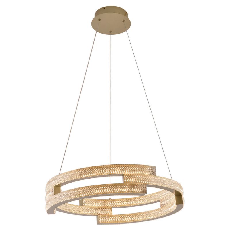Lampa wisząca Light Prestige Tarja złota LED CCT 1 szt.