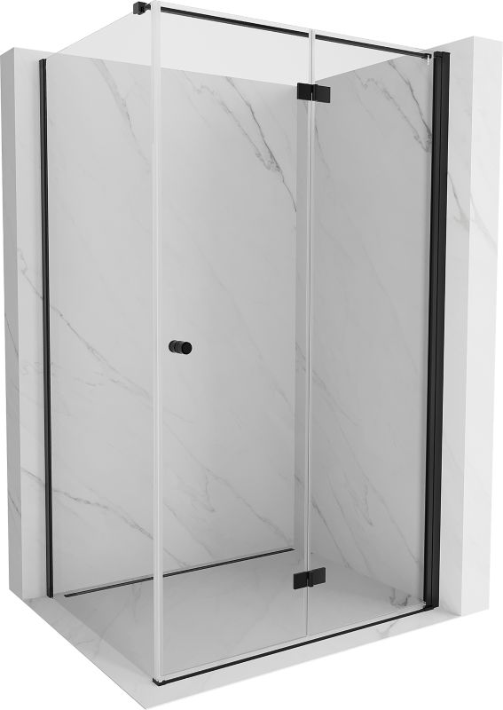 Kabina prysznicowa składana Mexen Mist-F T czarna 80 x 95 cm - 8A6T-080-095-70-00-P 1 szt.