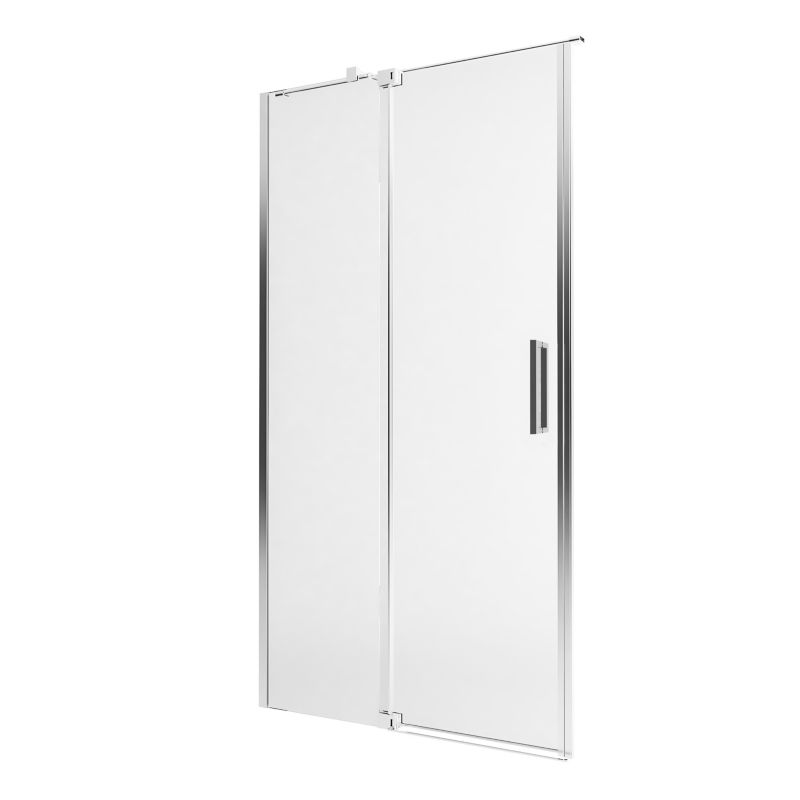 Drzwi prysznicowe HT Durasan 80-140 cm chrom bez brodzika 1 szt.