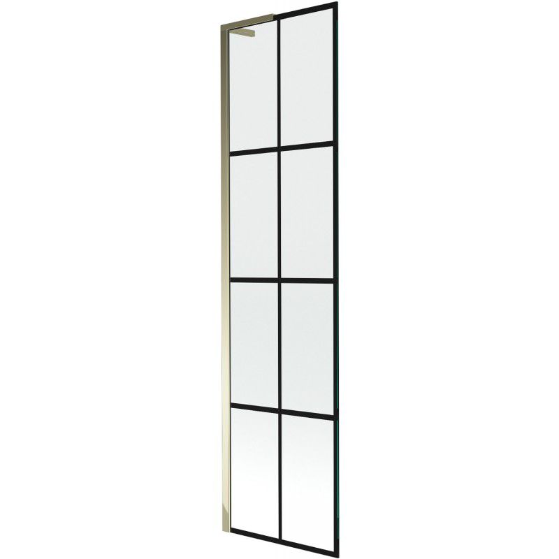 Parawan nawannowy Mexen Next L czarny wzór 50x150 cm 1 szt.