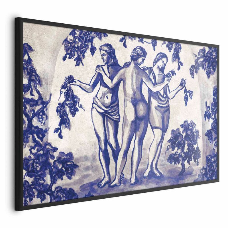 Plakat Artgeist Antyczna winnica 60x40 cm z ramą czarną 1 szt