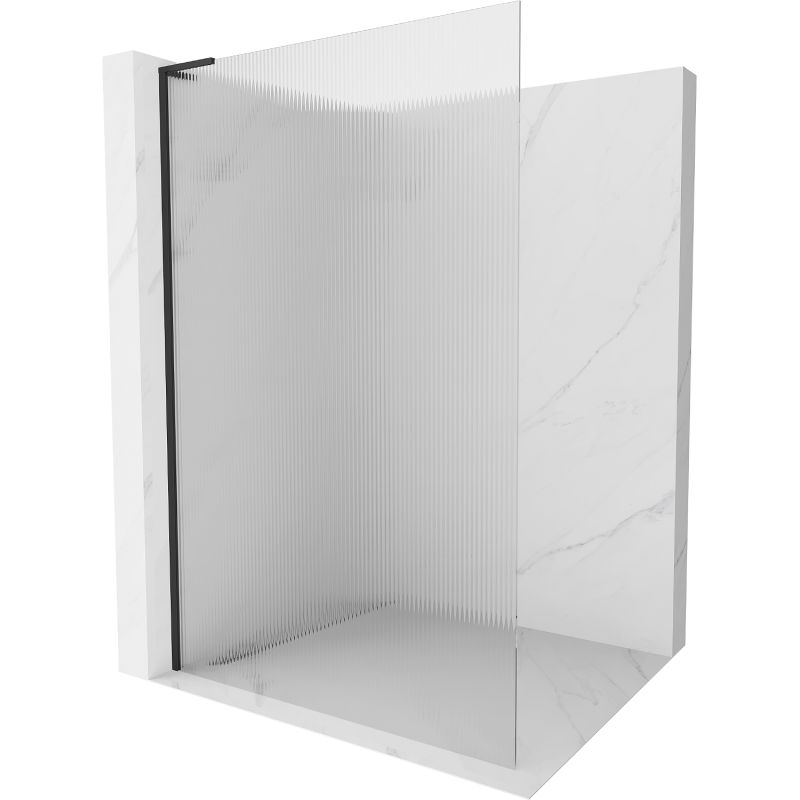 Ścianka prysznicowa Mexen Kioto L czarna 80x200 cm 800-080-103-70-09 1 szt.