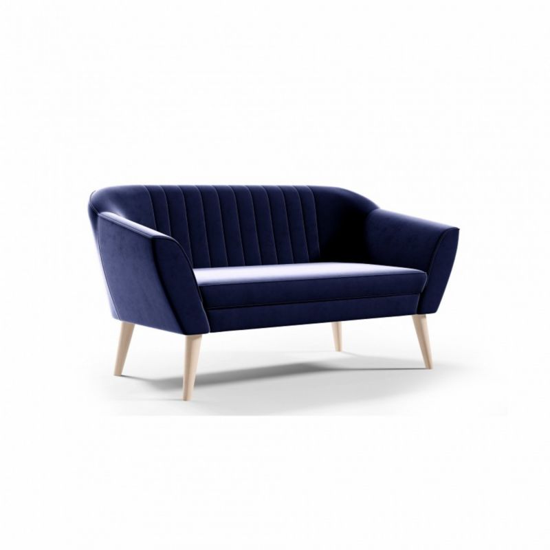 Sofa Bettso Pirs 2 140 cm z miękkim oparciem granatowa 1szt.