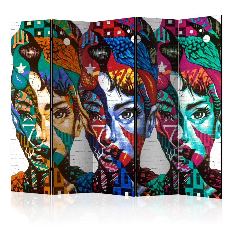 Parawan jednostronny Artgeist Ludzie 225x172 cm Ludzie 1 szt
