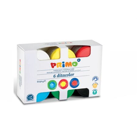 FARBY DO MALOWANIA PALCAMI PRIMO 6X50ML