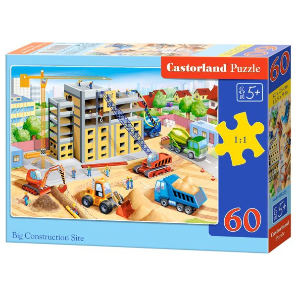Castorland Puzzle 60 el. BIG CONTRUCTION SITE