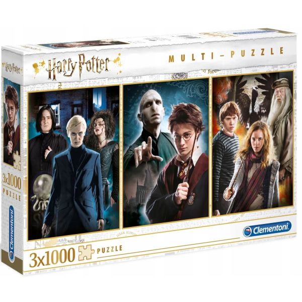 Clementoni Puzzle 1000 el. x3 Harry Potter