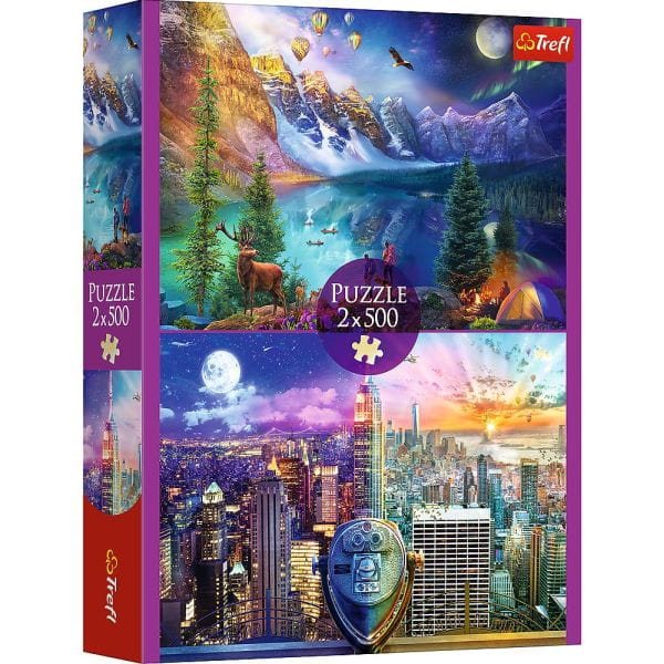 Puzzles 2x500 American Tour